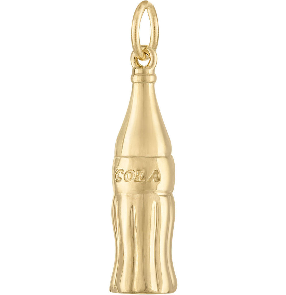 Cola Bottle 14K Gold Charm